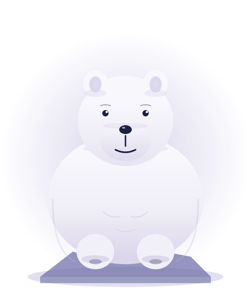 Arko, the GlacialBooks bookkeeping mascot
